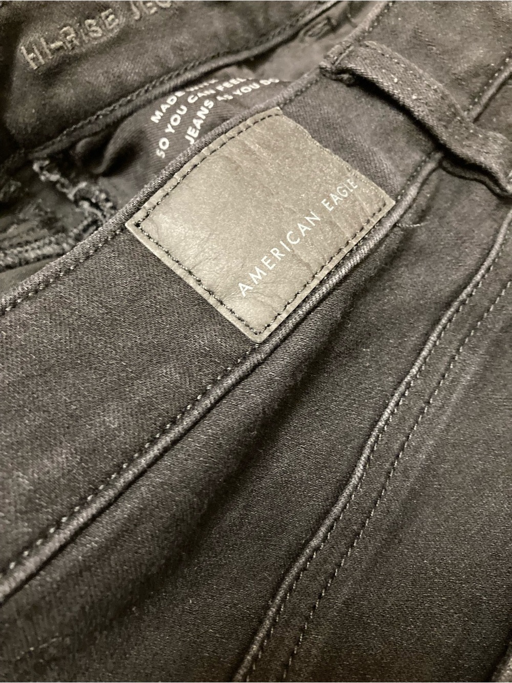 AE Hi-Rise Jegging The Dream Jean, in Black size 8 - Picture 8 of 8